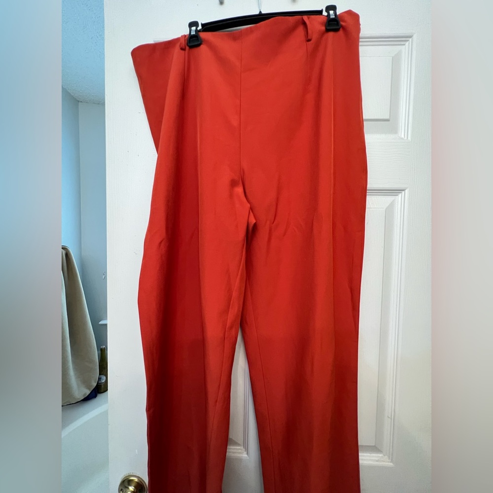 Dress Pants. Orange. Never worn. Size 1X
